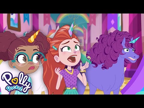 Polly Pocket: Unicorn-Only Party! | Season 6 - Episode 33 + 34 | Full Episodes | Cartoons
