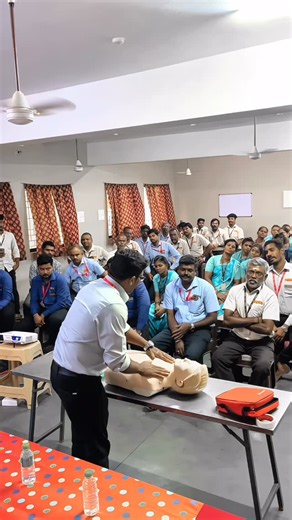 SETHUPATHI FOUNDATION on Instagram: "Because every second matters! BLS session held at Rajmahal Silks, Madurai. Marking the 77th Republic Year with a mission to save lives 🇮🇳 A Basic Life Support Program conducted across 77 centres by MGM Healthcare, Chennai, in collaboration with Sethupathi Foundation. Together, we work towards a safer tomorrow. #sethupathifoundation #madurai #awareness #lifesupport #trending"