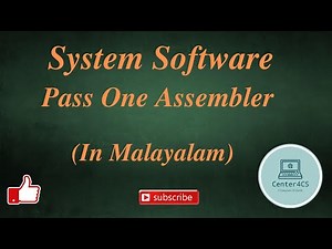 Part-5 : Pass One Assembler | System Software