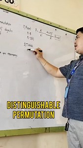 Distinguishable permutation #teacher #math | Moises Carlos