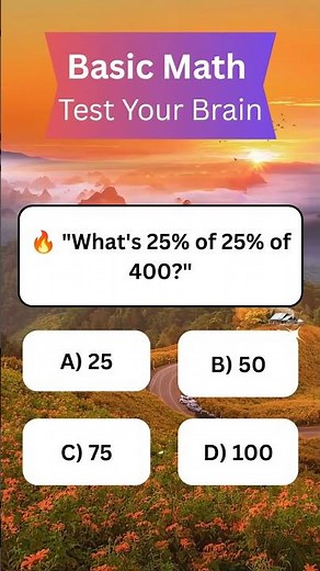 Basic Math Test 1275 #maths #mathproblems #shorts #decodethepuzzle #mathfun #riddlejourney #quiz