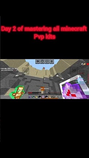 Day 2 of mastering all minecraft pvp kits crystal #sharpness.gg#minecraft#pvpmontage