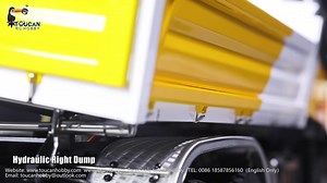 1.8K views · 128 reactions | LESU 1/14 6*6 rc hydraulic 3-way dumper. It’s equipped with light sound system, differential axle lock, 3 speed gear and etc. | LESU RC USA | Facebook