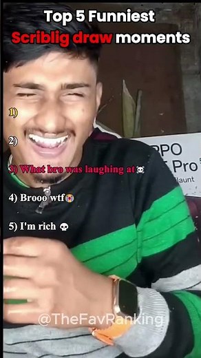 Top5 Best Funniest Scriblig draw moments