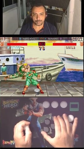 Bison vs Guile – Angry First, Laughing After😁 #streetfighter #retrogaming #sega #retro #fightcade2