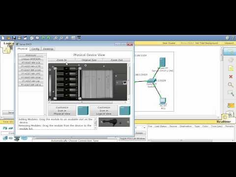 Redes de área local. Packet Tracer: tablas enrutamiento, DNS, DHCP. (Español Castellano)