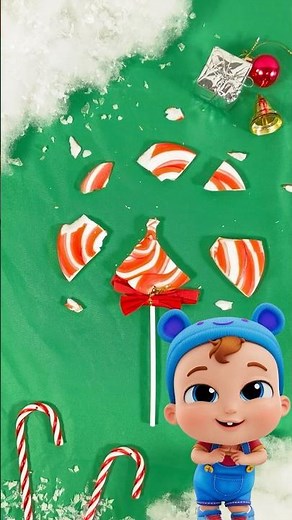 Smash the HOLIDAY lollipop! 🍭 Little Angel Christmas Craft & #kids #diy