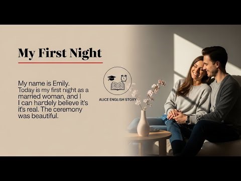 My First Night | Heartwarming Romantic Story for Couples 💖A Simple Love Story for English Learners ✅