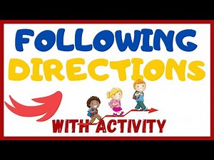 FOLLOWING DIRECTIONS ----Improve Your Children's Reading Skills