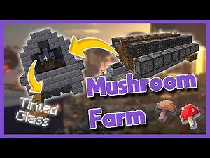 Large Auto Mushroom Farm in Minecraft 1.17