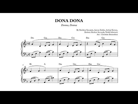 Donna, Donna - Piano
