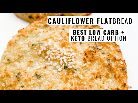 Cauliflower Bread Recipe | Low Carb Healthy Bread