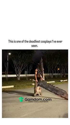 peak_viral on Instagram: "The post features a chilling nighttime video of a Pyramid Head cosplay from Silent Hill 2, showing the figure dragging a massive sword that sparks against pavement, amplifying its iconic menacing presence in a real-world parking lot. Pyramid Head, debuted in 2001's Silent Hill 2, embodies guilt and punishment in the game's psychological horror narrative, making this hyper-realistic portrayal especially effective at evoking dread without digital effects. With over 47,000