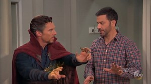 Benedict Cumberbatch is here tonight! #TBT to the time Jimmy hired Dr. Strange… | Jimmy Kimmel Live