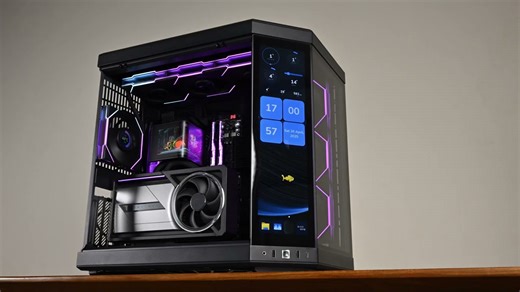 HYTE Y70 Touch Infinite Astral LC RTX™ 5090 Ryzen 9 9950X3D Crosshair X870E Hero