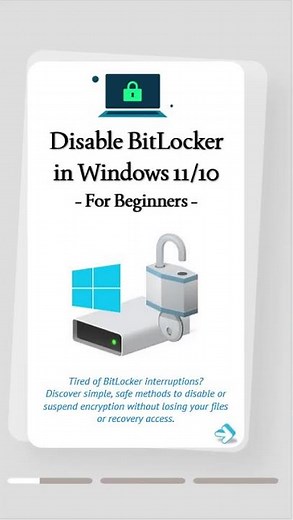 🔐 Turn Off BitLocker on Windows 11/10 (Step-by-Step Guide)#windows11 #bitlocker