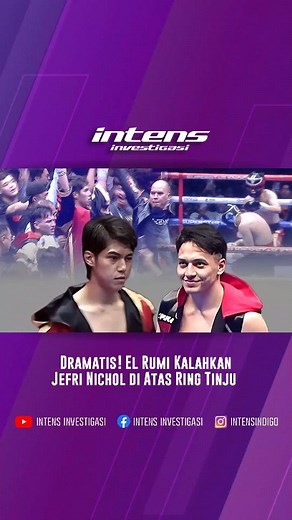Perjuangan El Rumi Kalahkan jefri Nichol di Atas Ring Tinju. El Rumi menang pertandingan tinju melawan aktor Jefri Nichol dalam Superstars Knockout di Mahaka Square Kelapa Gading, Jakarta Utara, Jumat Mlam kemarin.El Rumi mendapatkan poin sedikit lebih tinggi dari Jefri. Atau terpaut 4 poin yang diberikan oleh 3 hakim. Sementara itu, kemenangan El Rumi tentu tak bisa dilepaskan dari dukungan datang dari keluarga. Bahkan Ahmad Dhani pun sangat percaya diri ananknya bisa menang melawan Jefri Nicho