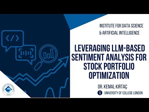 Leveraging LLM-based sentiment analysis for stock portfolio optimization - Kemal Kırtaç (15.12.2025)