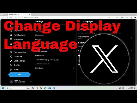 How To Change Display Language on Twitter (X) [Guide]