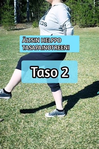 Toisen asteen tasapainoharjoitus, onnistuu sultakin!