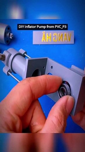 DIY Inflator Pump from PVC_P3 #diy #pvc #diypvc #vangha