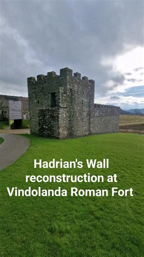 One of two reconstructions of Hadrian's Wall at Vindolanda Roman Fort in Northumberland, England. The Wall was probably anywhere between 15 and 21 feet high (4.5 to 6.5 metres). It was fronted by a defensive ditch where there were otherwise no natural features for protection. | International Man of History