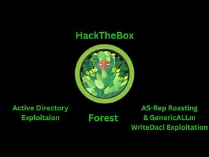 HTB Forest- Active Directory AS-REP Roasting && DCSync Rights
