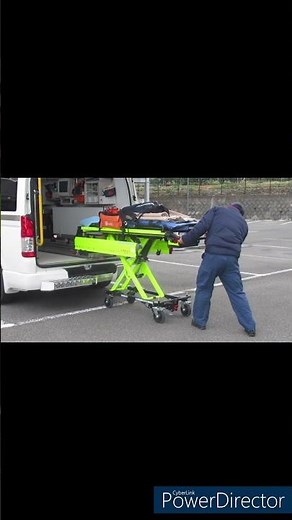 湯浅広川消防組合の新型救急車のストレッチャー#shorts