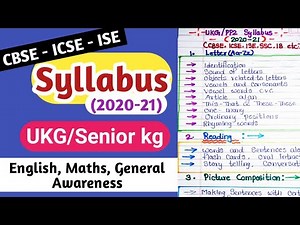 ukg syllabus । senior kg syllabus । sr kg syllabus । ukg syllabus all subjects ।। ukg class ।।