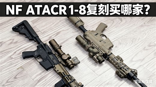 话题中心！军迷好幸福，你会选哪个？武装视线商版NF ATACR 1-8 VS Evolution Gear 军版 NF ATACR 1-8