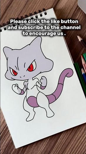How to Draw Mega Mewtwo Y Step by Step | Easy Pokémon Drawing Tutorial for Beginners