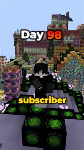 This Minecraft texture pack might get you famous 😳?! DAY 98 🌿 #minecraft #texturepack #hypixel #edit