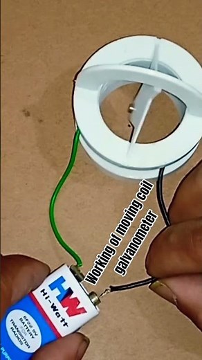 Moving coil galvanometer