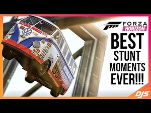 BEST FORZA STUNT MOMENTS EVER!! (Forza Horizon Wins, Tricks and Stunts)