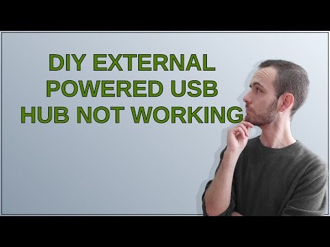 Raspberrypi: DIY External Powered USB hub not working