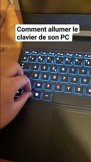Comment allumer le clavier de son PC #tutorial #tuto #PC #pcgaming #commentallumersonclavier