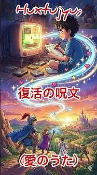 ドラクエ界隈です。ドラゴンクエストの復活の呪文を集めて詩にしています。よければお聞きください。＃ドラゴンクエスト＃ドラクエ＃ゲーム＃昭和＃復活の呪文＃堀井雄二＃鳥山明