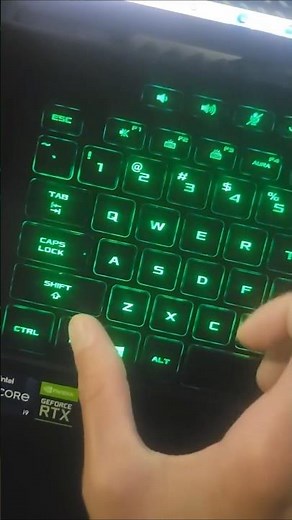 How to turn on/off Backlit Keyboard on Asus Laptop #shorts