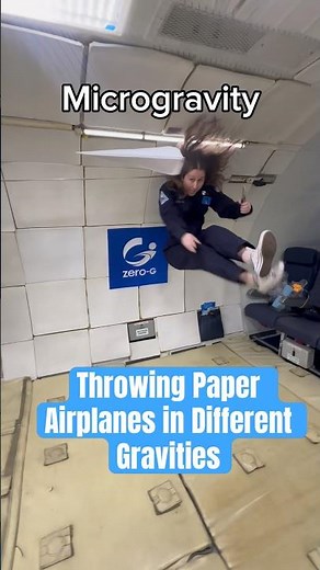 Testing how planes fly in different gravities aboard ‪@GoZeroG‬ : lunar gravity, microgravity, 2G ✈️