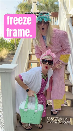 Freeze Frame Self Care Fun with Grannie Florida and Linda #grandma