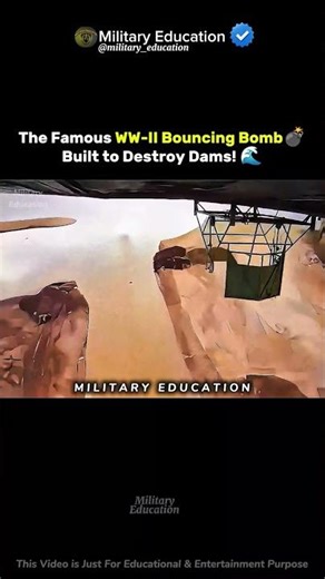 The Famous WW-II Bouncing Bomb Built to Destroy Dams! 💣🌊