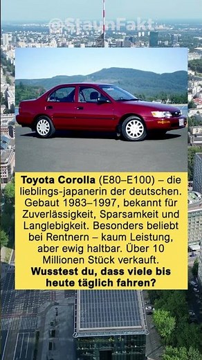 Toyota Corolla (E80–E100) – die lieblings-japanerin der deutschen