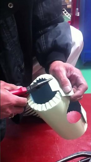 ラッキングの菊絞り 職人の技 空調 Chrysanthemum craftsmanship racking diaphragm
