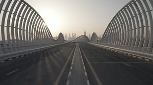 Meydan Bridge Dubai Futuristic Bridge During Stock Footage Video (100% Royalty-free) 1054280369 | Shutterstock