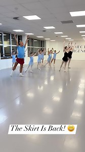 It’s been a while but I only thought it right to get the skirt out again to work with our Juniors on Mondays @project.resurgence We are currently working on a waltz step so rather than putting arm lines in, I would rather the students hold their skirts and concentrate on the musicality and footwork. When holding a skirt it’s important to not let those elbows drop to the hips and shoulders relax. I think I gave a beautiful demonstration to our juniors 😂 Their waltz steps are improving so much an