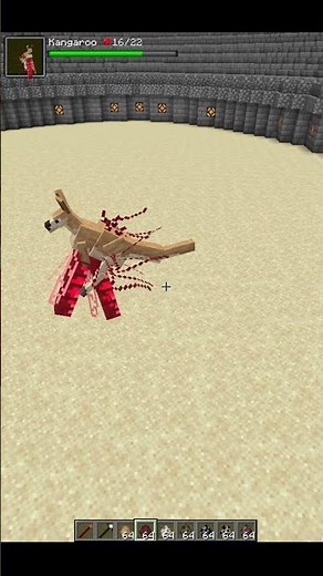 [Minecraft Mob Battle] kangaroo vs crimson mosquito