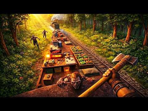 Day ONE On This NEW Train Survival Crafting Game