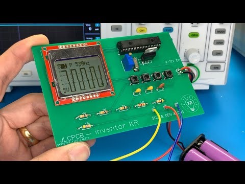 how to make mini oscilloscope, jlcpcb , Arduino UNO