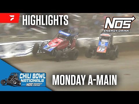 Kyle Larson's Dramatic Chili Bowl Return | Monday A-Main 1/13/25 | Highlights