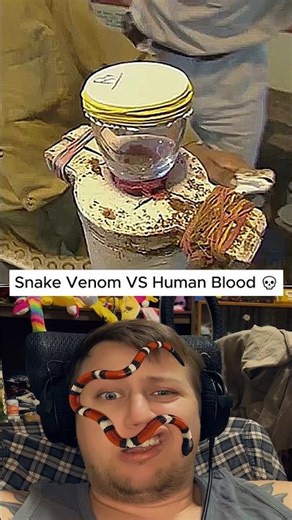 Snake Venom vs Blood - Science Experiment 🐍